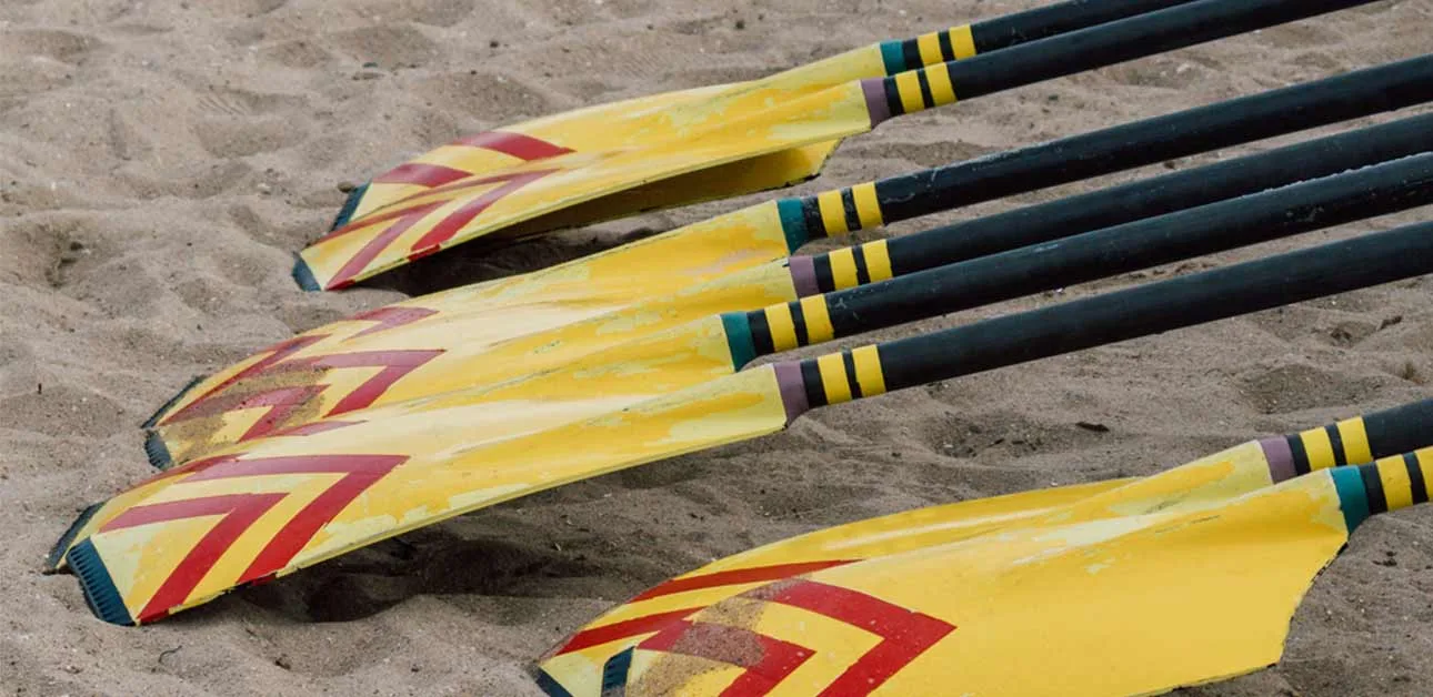 USC Men's Crew Rowing Oars