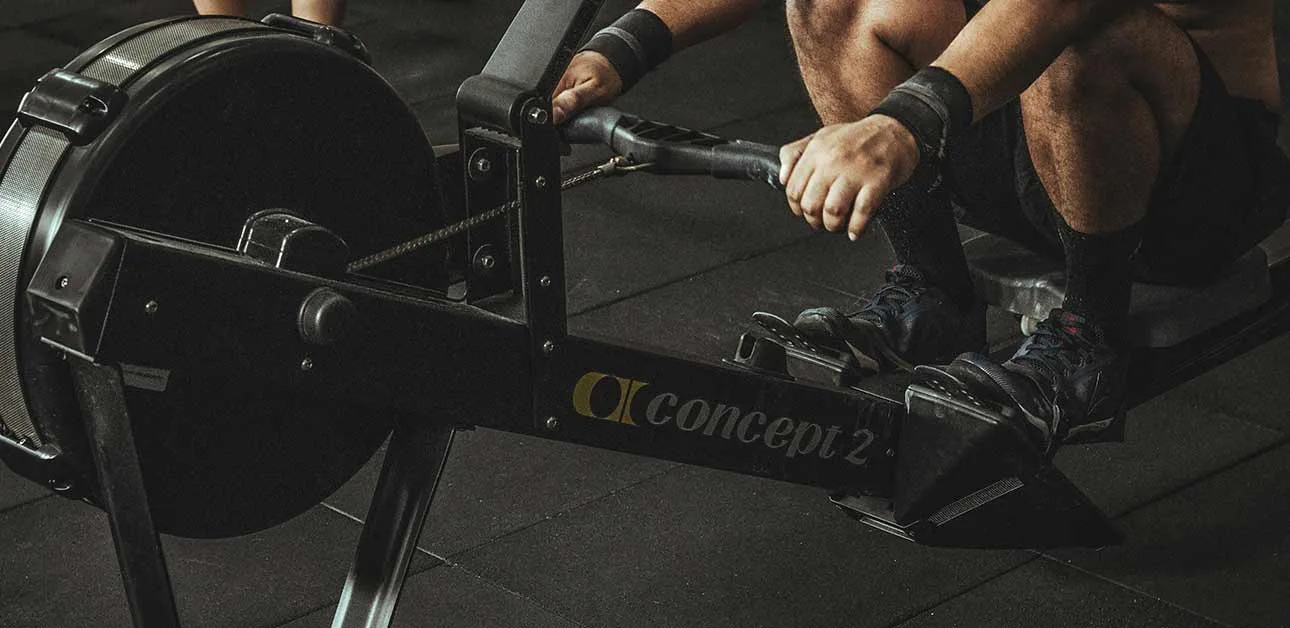 Person on a concept 2 erg