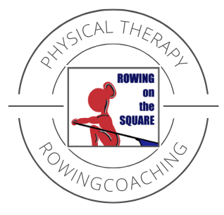 Rowing on the square logo