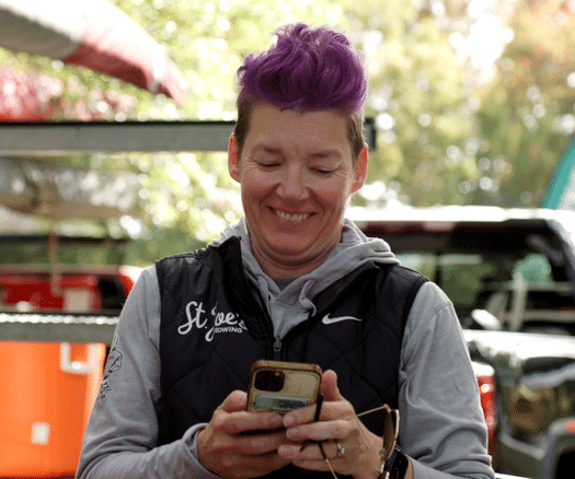 Interim Head coach Taya D’Angelo, St. Joe’s Men’s Rowing