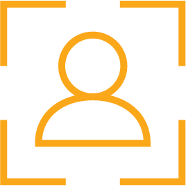 Registrations icon. Clipboard with pencil in lower right.